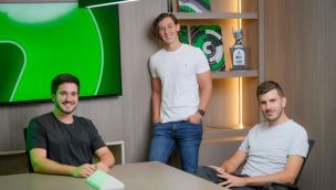 Tomás Mindlin, Kevin Litvin y Nicolás Andriano