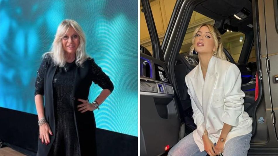 Ana Rosenfeld y Wanda Nara
