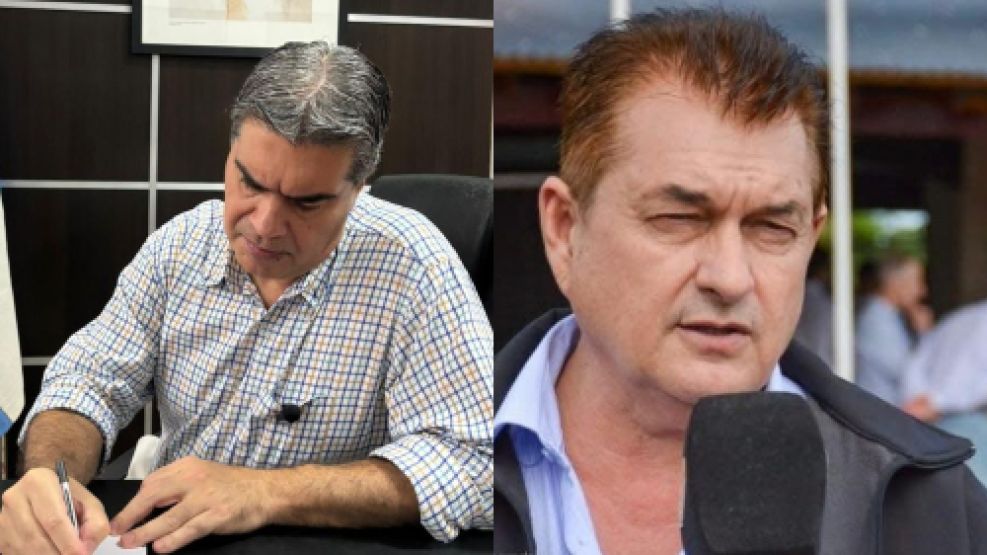 Jorge Capitanich y Hernán Dudik