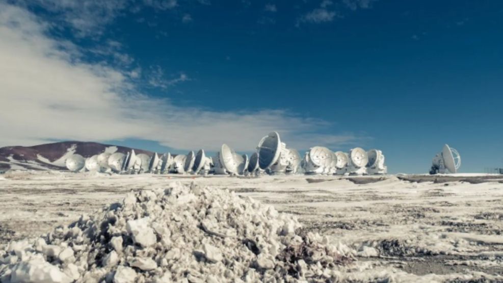 Observatorio ALMA nieve