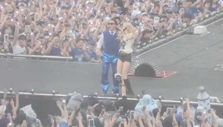 Rosé y G-Dragon hicieron una aparición sorpresa en el concierto "Summer Swag 2025" de Psy y el público enloqueció