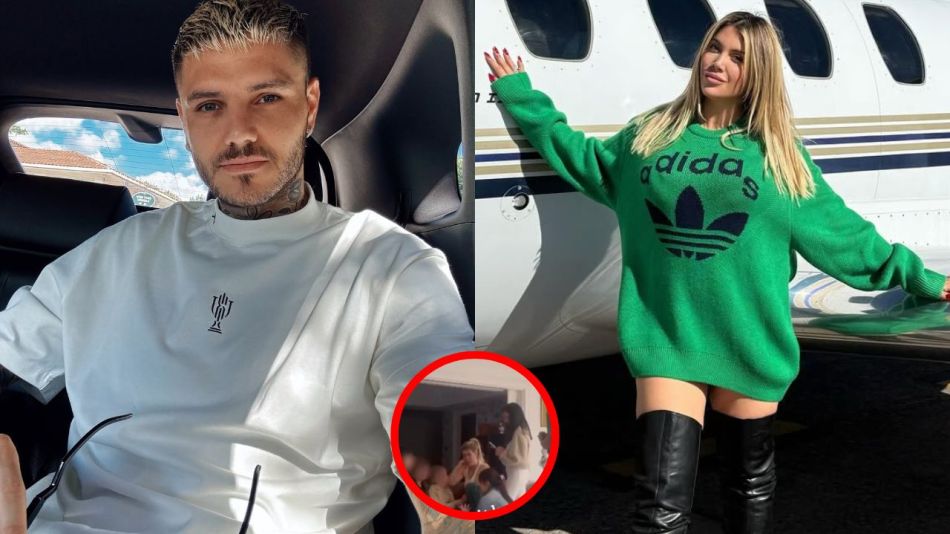 Mauro Icardi y Wanda Nara