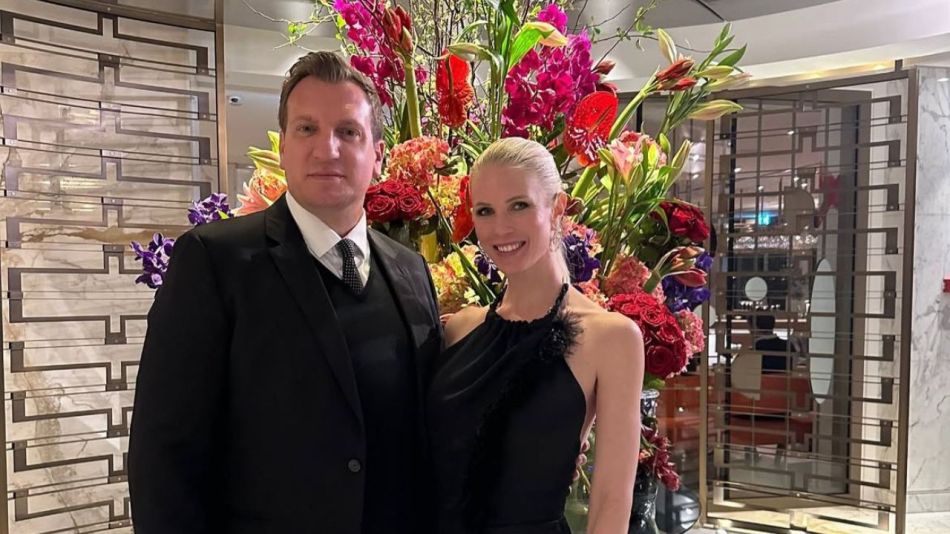 Maxi López y Daniela Christiansson