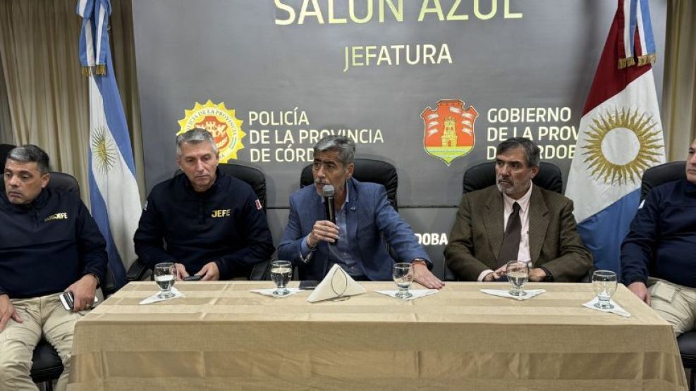 Conferencia de prensa Jefatura de Policía