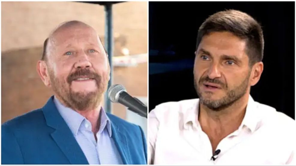 Gildo Insfrán y Maxi Pullaro.