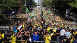 Bolsonaro se defiende en San Pablo