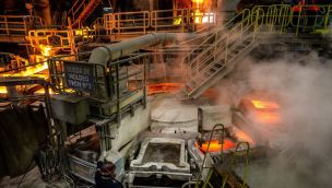 The Codelco El Teniente Mine And Processing Facility As Copper Wavers