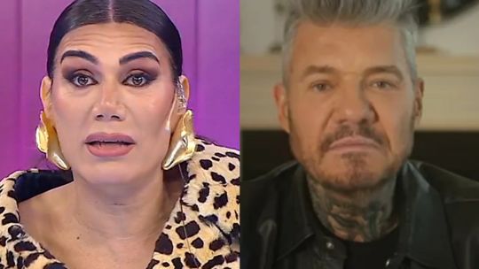 Florencia de la V y Marcelo Tinelli