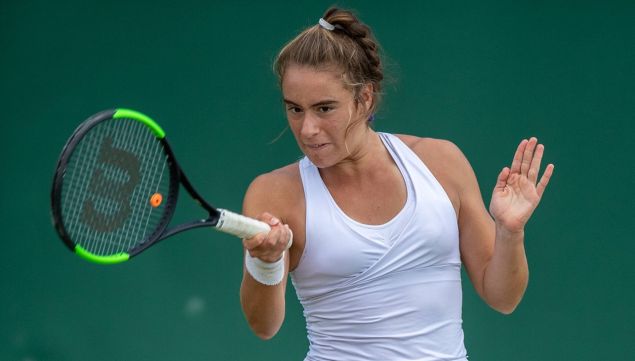 Solana Sierra debutó con triunfo en Wimbledon