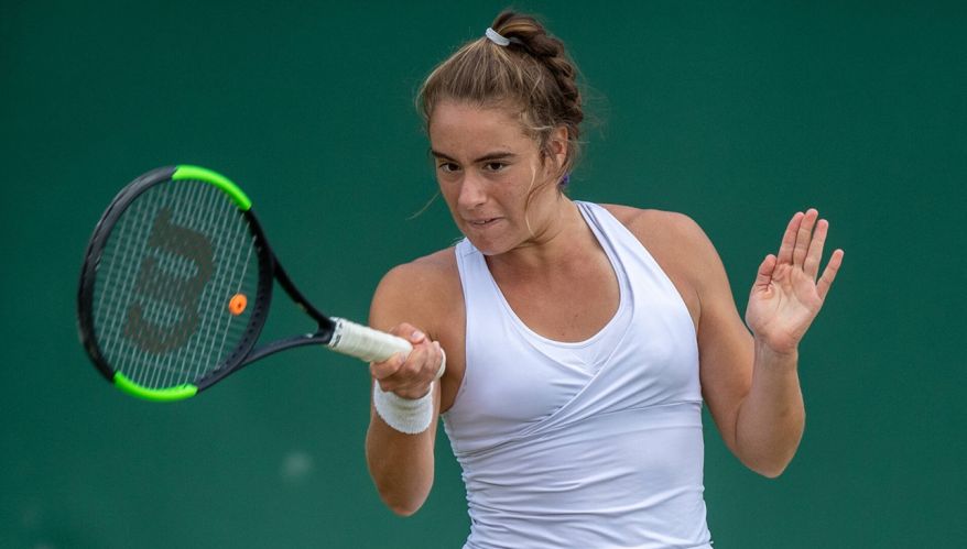 Solana Sierra debutó con triunfo en Wimbledon