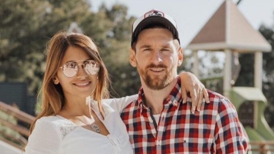 Antonela Roccuzzo y Lionel Messi