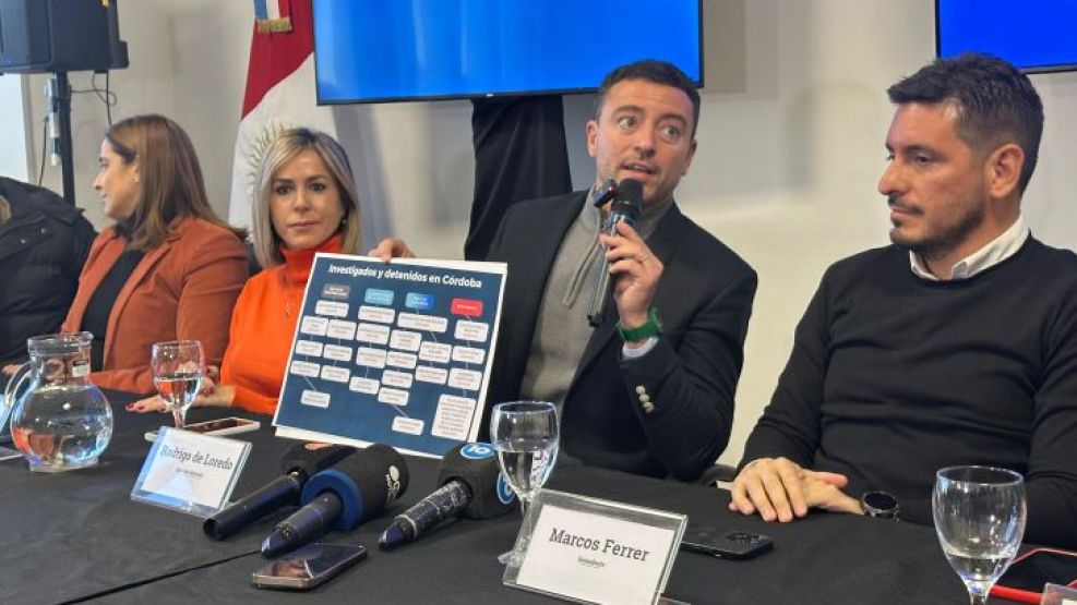 30-06-2025 conferencia de prensa UCR Córdoba causa corrupción policial