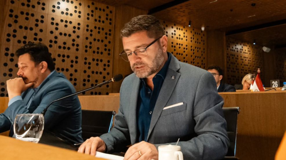 Martín Simonian en el Concejo Deliberante