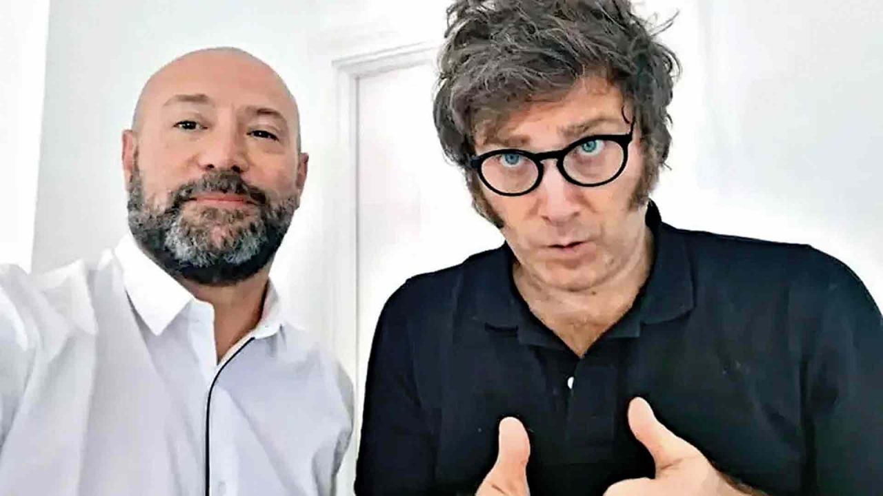 Diego Spagnuolo y Javier Milei | Foto:Cedoc