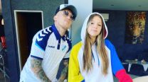 El Polaco y su hija Sol