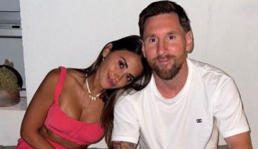 Antonela Roccuzzo y Lionel Messi