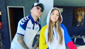 El Polaco y su hija Sol