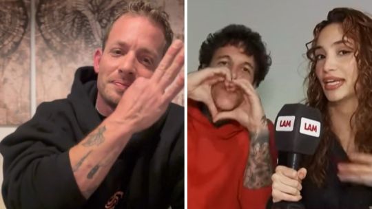 Santiago del Azar, Alex Caniggia y Melody Luz