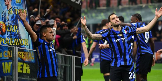 calhanoglu y Lautaro