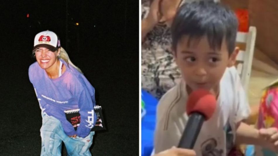 Karol G y Felipe, el niño viral argentino