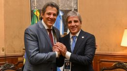 Luis Caputo y Fernando Haddad