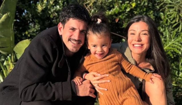 Josefina China Ansa, su esposo Diego y su hija India Mendoza