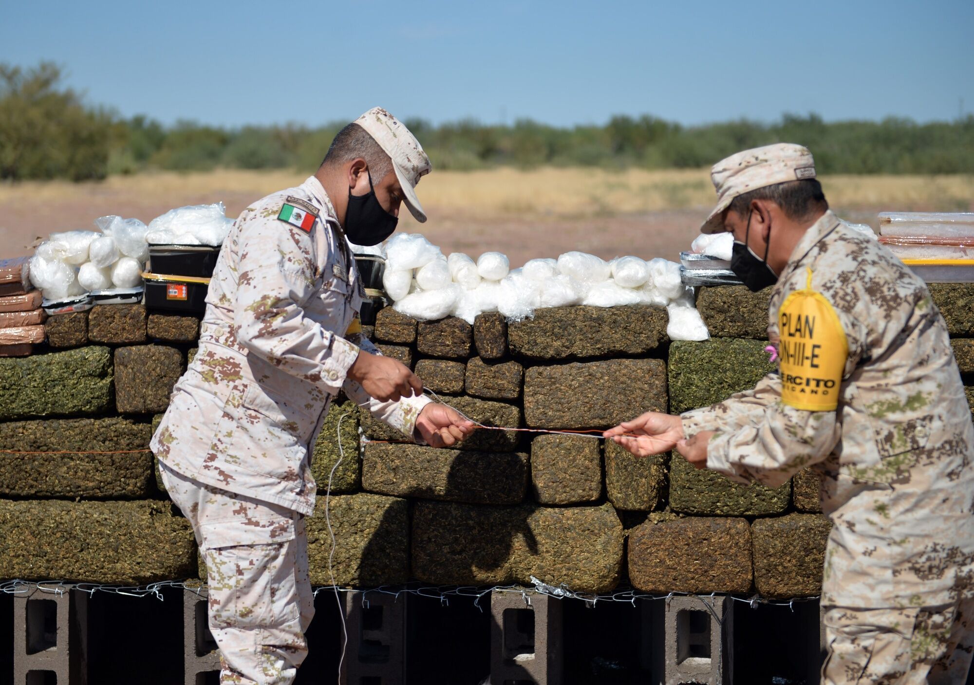 Drug Burning In Sonora