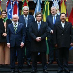 66.ª Cumbre de Líderes del Mercosur y Estados Asociados en el Palacio San Martín de Buenos Aires. Foto de Luis ROBAYO / AFP | Foto:AFP