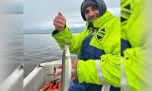Pejerreyes bajo cero por Mar Chiquita