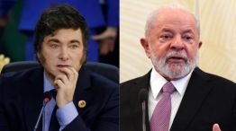 Javier Milei y Lula da Silva 