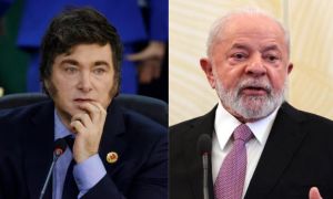 Javier Milei y Lula da Silva 