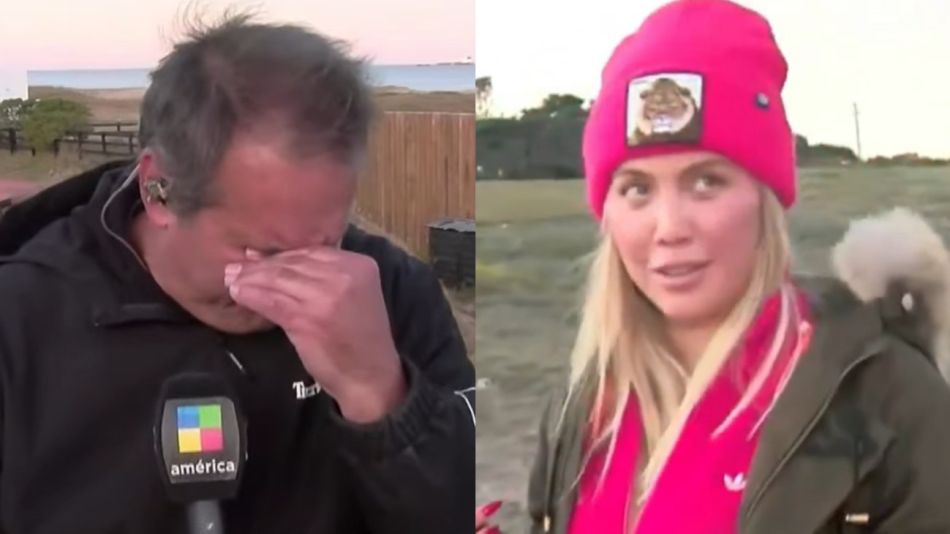 Gustavo Descalzi y Wanda Nara