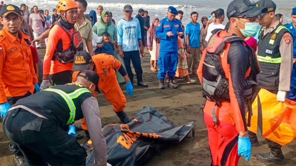 Accidente marítimo en Indonesia 20250702