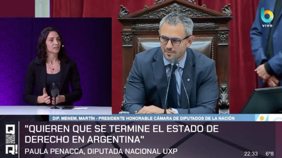 Paula Penacca, en el piso de QR