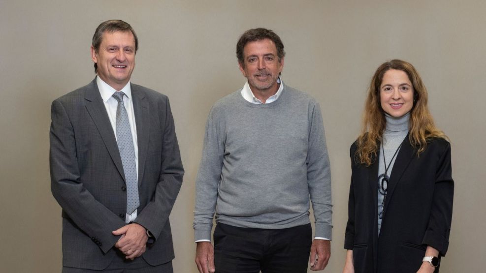 Santiago Mignone, Mariano Bosch y Luciana Paoletti de IDEA