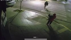 Magdalena Angarola discutiendo con su pareja