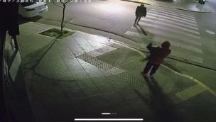 Magdalena Angarola discutiendo con su pareja