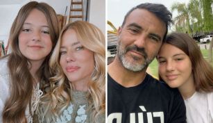 Nicole Neumann, Fabián Cubero, Sienna Cubero
