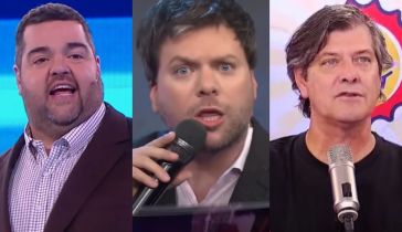 Darío Barassi, Guido Kaczka y Mario Pergolini
