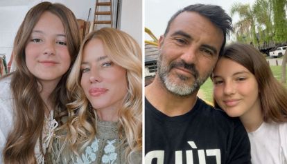 Nicole Neumann, Fabián Cubero, Sienna Cubero