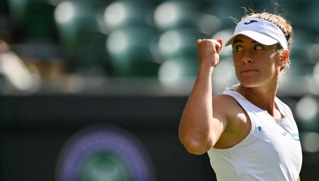 Solana Sierra en Wimbledon