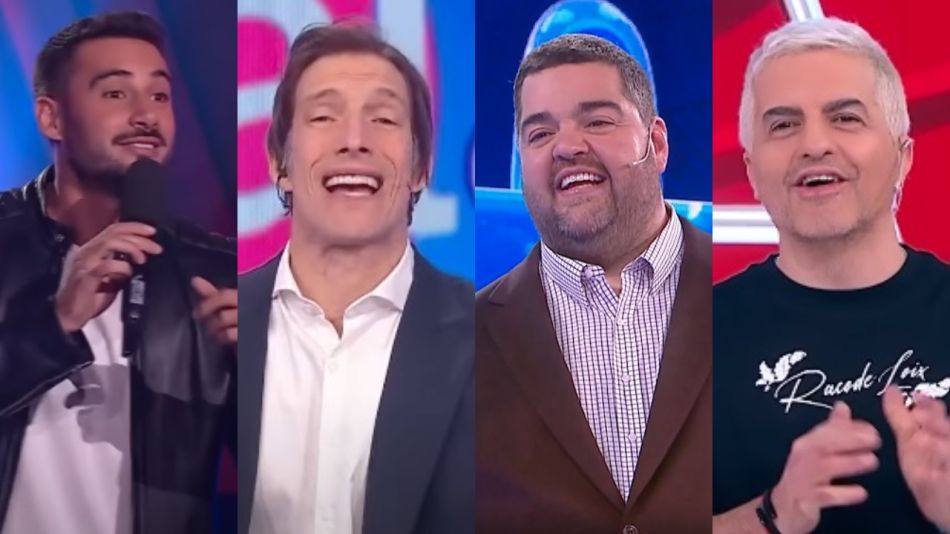 Nico Occhiato, Iván de Pineda, Darío Barassi y Ángel de Brito