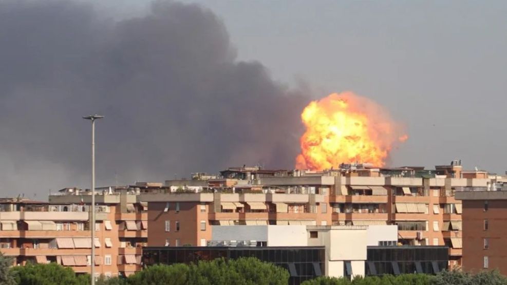 Explosión en Roma