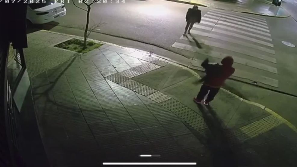 Magdalena Angarola discutiendo con su pareja