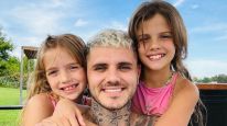 Mauro Icardi y sus hijas