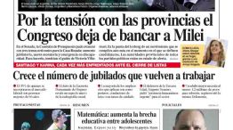 La tapa del Diario PERFIL del sábado 5 de julio de 2025