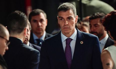 Pedro Sánchez, en problemas en España.