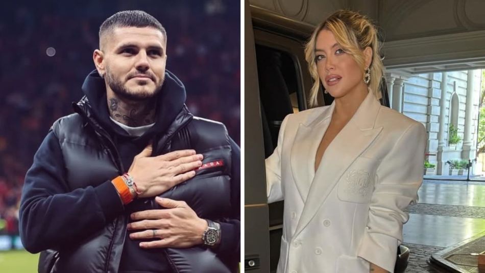Mauro Icardi y Wanda Nara