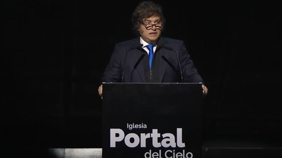 20250705 Javier Milei en la inauguración de la iglesia Portal del Cielo en Chaco