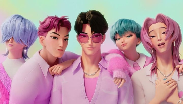 Saja Boys, el grupo de la película animada "KPop Demon Hunters", destronó a BTS en Spotify
